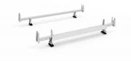 4PCSXB – HOLMAN Ladder Rack, Roof Mount Multi-Fit Set Of 2 Powder Coated White Steel
